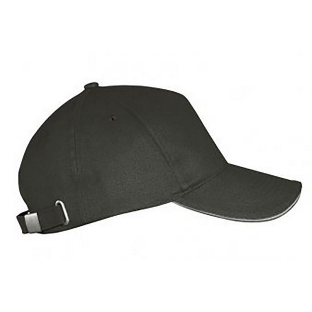 SOLS Unisex Long Beach Cap / Dark Gray/Light Gray